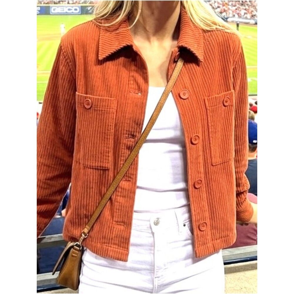 NWT HYFVE Women's Brick Corduroy Swing Jacket